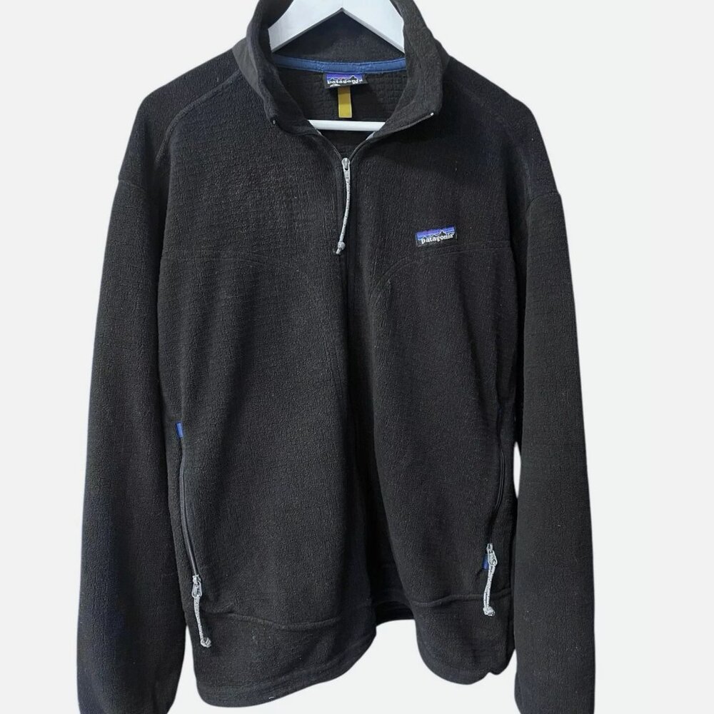 Vintage Patagonia USA Regulator Polartec Waffle Fleece Full Zip Jacket Men's L